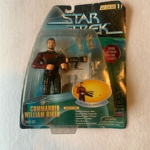 Riker Star Trek Warp Speed Series 1 action figure NIB